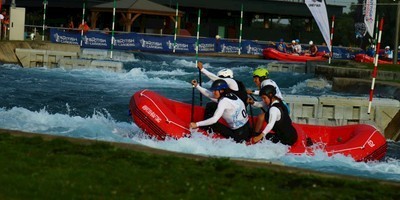 Rafting Teams des AKV beim Eurocup in Lee Valley