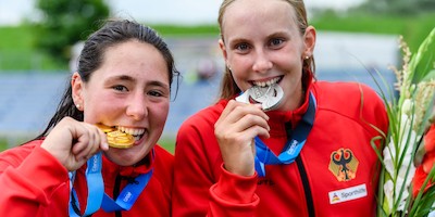 Canadier-Juniorinnen werden Doppelweltmeister
