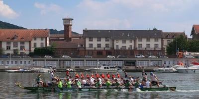 13. Drachenbootcup auf dem Neckar
