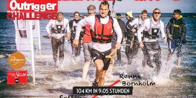 Neuer Weltrekord: In Auslegerkanus von Bornholm nach Rügen