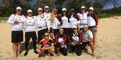 Deutsches Va´a-Team paddelt bei den Weltmeisterschaften in Moolooba