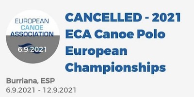 Kanu-Polo-Europameisterschaften 2021 abgesagt