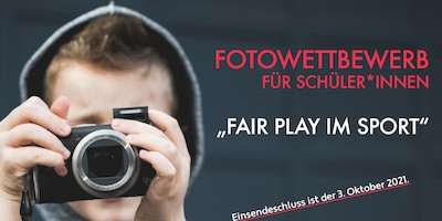 Fotowettbewerb für Schülerinnen und Schüler: „Fair Play im Sport“