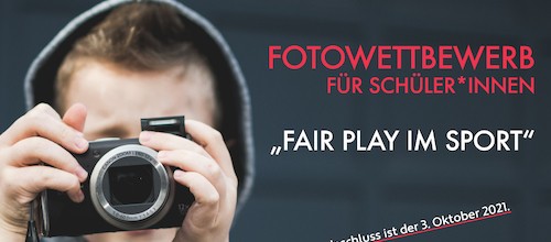 Fotowettbewerb für Schülerinnen und Schüler: „Fair Play im Sport“