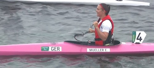 Edina Müller auf Medaillenkurs bei den Paralympics
