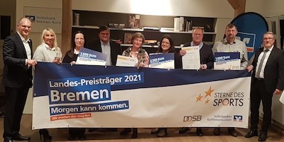 „Weser Pinkies“ gewinnen Großen „Stern des Sports“ 2021 in Silber