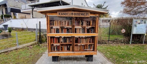 Projekt "Bücherschrank" im Kanu-Club Budenheim