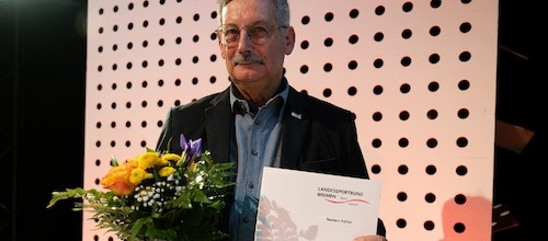 Goldene LSB-Ehrennadel für Norbert Köhler