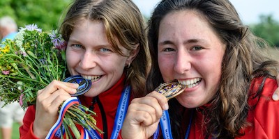 Gold und Bronze für die Kajak-Juniorinnen