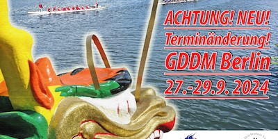 Verschiebung der gemeinsamen deutschen Drachenboot-Meisterschaft 2024