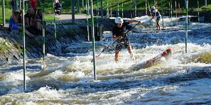 Wildwasserwochenende mit DM im iSUP in Sömmerda