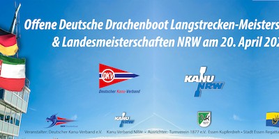 Offene Deutsche Drachenboot Langstreckenmeisterschaften & Landesmeisterschaften NRW am 20. April